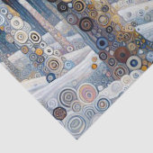 Fun Colorful Abstract Winter Wonderland Art Tissuepapier (Detail)