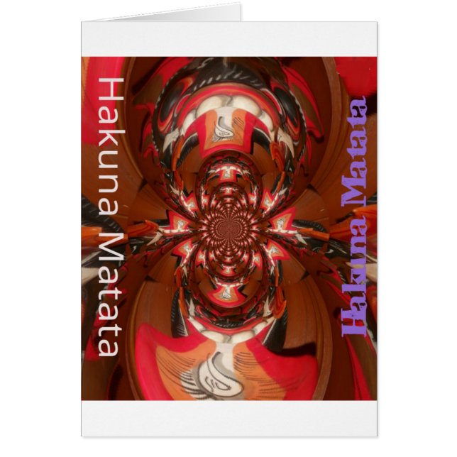 Fun Colorful African Design (Voorkant)