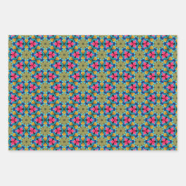 Fun Colorful Aloha Tropical Boho Inpakpapier Vel