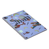 Fun Colorful Aviation Notitieboek (Rechterzijde)