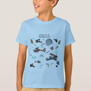 Fun Colorful Aviation T-shirt