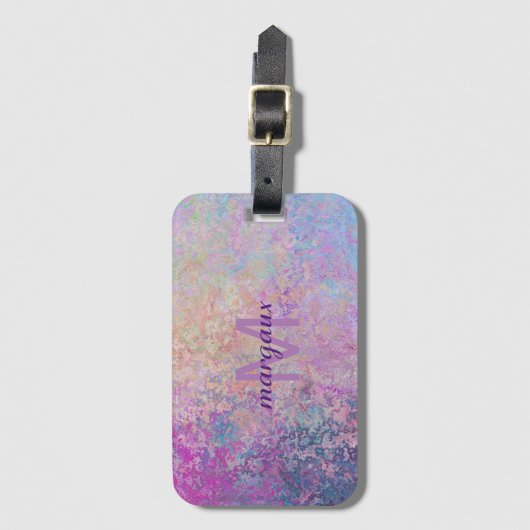 Fun Colorful Bagagelabel (Voorkant (verticaal))