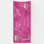 Fun Colorful Baking & Cooking Utils Cake Bakery Spandoek (Verticaal)