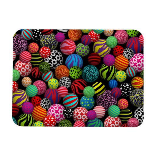 Fun & Colorful Balls Magneet (Horizontaal)