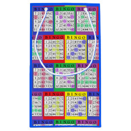 Fun Colorful BINGO Cards Gift Bag Klein Cadeauzakje