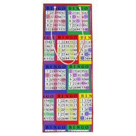 Fun Colorful BINGO Cards Gift Bag Wijn Cadeautas