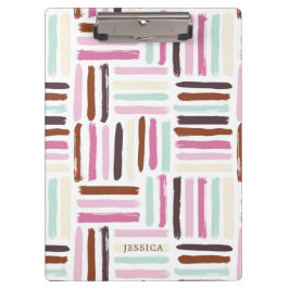 Fun Colorful Brush Strokes Pattern Klembord