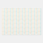Fun Colorful Bunting Flags Birthday Inpakpapier Vel (Voorkant 2)