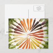 Fun Colorful Carrots Briefkaart (Voorkant / Achterkant)