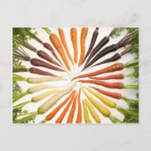 Fun Colorful Carrots Briefkaart (Voorkant)