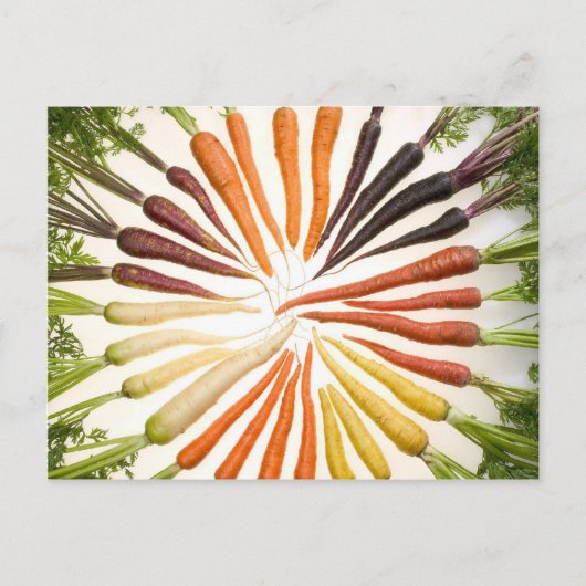 Fun Colorful Carrots Briefkaart (Voorkant)