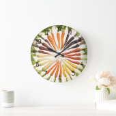Fun Colorful Carrots Grote Klok (Huis)