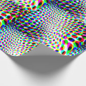 Fun Colorful Circles Cadeaupapier (Hoek)