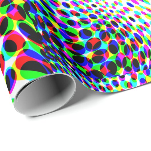 Fun Colorful Circles Cadeaupapier (Rol Hoek)