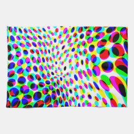 Fun Colorful Circles Theedoek