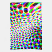 Fun Colorful Circles Theedoek (Verticaal)