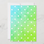 Fun Colorful Clown Birthday Party Kaart (Achterkant)