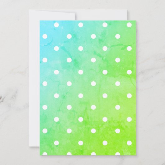 Fun Colorful Clown Birthday Party Kaart (Achterkant)