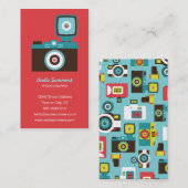 Fun Colorful Diana Lomo Camera Fotograaf Visitekaartje (Voorkant / Achterkant)