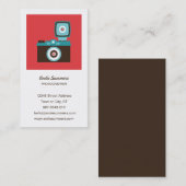 Fun Colorful Diana Lomo Camera Fotograaf Visitekaartje (Voorkant / Achterkant)