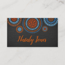 Fun Colorful Dot Art-cirkels