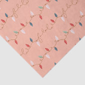 Fun Colorful Fa La Kerstkerststrijkijklampjes Tissuepapier (Detail)