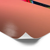 Fun Colorful Flowers High Hiel Perfect Poster (Hoek)