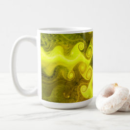 Fun Colorful Fractal Art Koffiemok