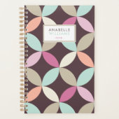 Fun Colorful Geometric Pattern Planner (Voorkant)