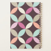 Fun Colorful Geometric Pattern Planner (Achterkant)