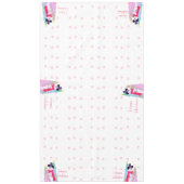 Fun Colorful Holiday Snowman Tafelkleed (Voorkant)