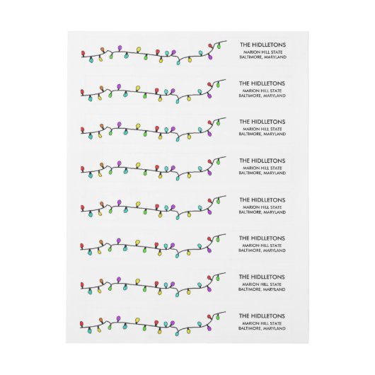 Fun Colorful Kerstlamour Holiday (Vel)