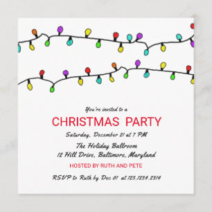 Fun Colorful Kerstmis met kerstfeest Kaart