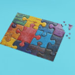 Fun Colorful Legpuzzel<br><div class="desc">U kunt dit ontwerp aanpassen door de optie Ontwerp bewerken te kiezen. Je kunt ook overstappen op andere objecten. Neem contact met mij op via colorflowcreations@gmail.com of gebruik de chatoptie bovenaan de pagina als u dit ontwerp op een ander product wilt hebben of hulp nodig hebt bij dit ontwerp. Ik...</div>
