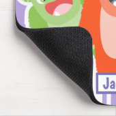 Fun Colorful Monsters Personeel Kinder Muismat (Hoek)