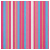 Fun Colorful Multi Stripes Stof (Swatch)