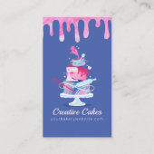 Fun Colorful Pastry-banketbakkerswaren en gereedsc Visitekaartje (Voorkant)