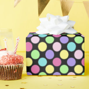 Fun Colorful Polka Dots Cadeaupapier