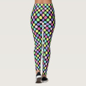 Fun Colorful Polka Dots Leggings (Achterkant)