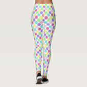 Fun Colorful Polka Dots Leggings (Achterkant)