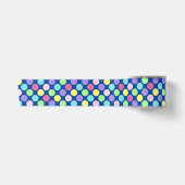Fun Colorful Polka Dots Satijnen Lint (Voorkant)