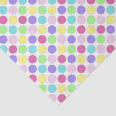 Fun Colorful Polka Dots Tissuepapier (Detail)