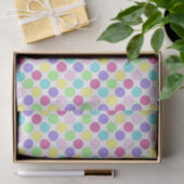 Fun Colorful Polka Dots Tissuepapier (Geschenk)