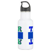 Fun Colorful Pset Teacher's Waterfles (Achterkant)