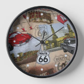 Fun Colorful Route 66 Collage Pattern (Voorkant)
