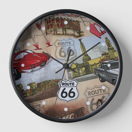Fun Colorful Route 66 Collage Pattern (Voorkant)
