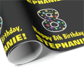 Fun Colorful Stars Pattern 8 Cadeaupapier (Rol Hoek)