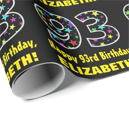 Fun Colorful Stars Pattern 93 Cadeaupapier (Rol Hoek)