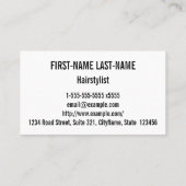 Fun, Colorful Stars Pattern-Visitekaartje Visitekaartje (Achterkant)