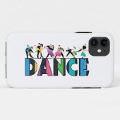 Fun & Colorful Striped Dancers Dance Case-Mate iPhone Case (Achterkant (horizontaal))